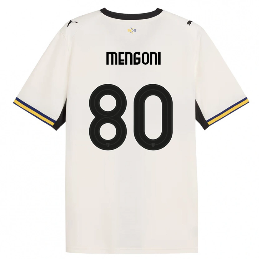 Danxen Hombre Camiseta Filippo Mengoni #80 Blanco Roto Negro Amarillo 1ª Equipación 2026/27 La Camisa