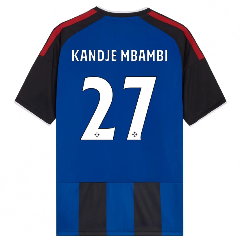 Danxen Hombre Camiseta Jeremy Mbambi #27 Negro Rojo Blanco Azul 1ª Equipación 2026/27 La Camisa