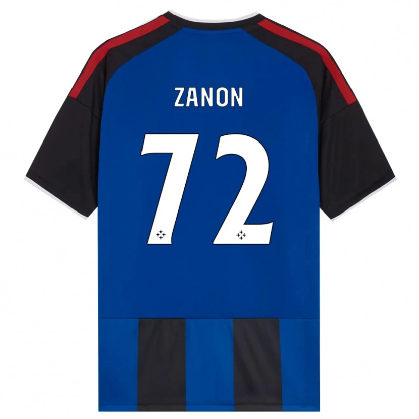 Danxen Hombre Camiseta Simone Zanon #72 Negro Rojo Blanco Azul 1ª Equipación 2026/27 La Camisa