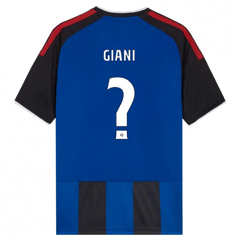 Danxen Hombre Camiseta Elia Giani #0 Negro Rojo Blanco Azul 1ª Equipación 2026/27 La Camisa