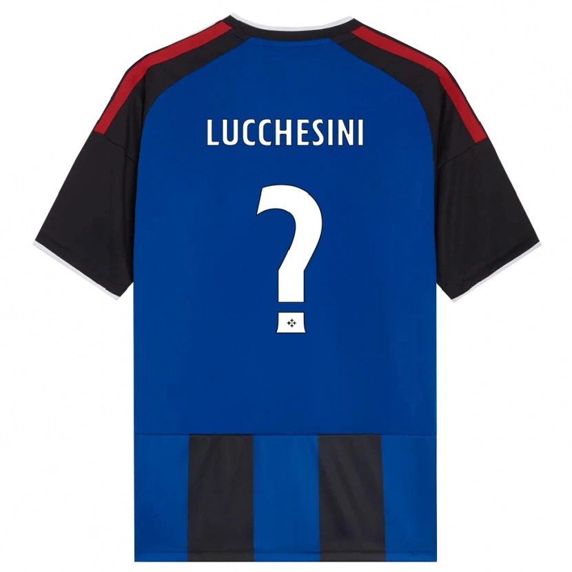 Danxen Hombre Camiseta Francesco Lucchesini #0 Negro Rojo Blanco Azul 1ª Equipación 2026/27 La Camisa