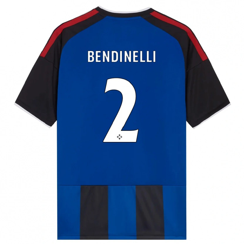 Danxen Hombre Camiseta Louis Bendinelli #2 Negro Rojo Blanco Azul 1ª Equipación 2026/27 La Camisa