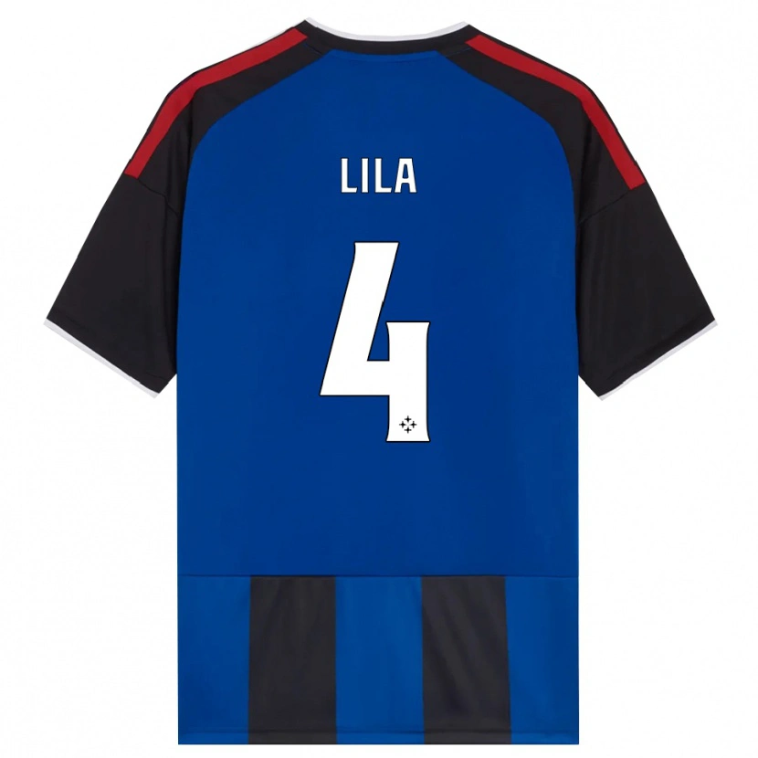Danxen Hombre Camiseta Fabjan Lila #4 Negro Rojo Blanco Azul 1ª Equipación 2026/27 La Camisa