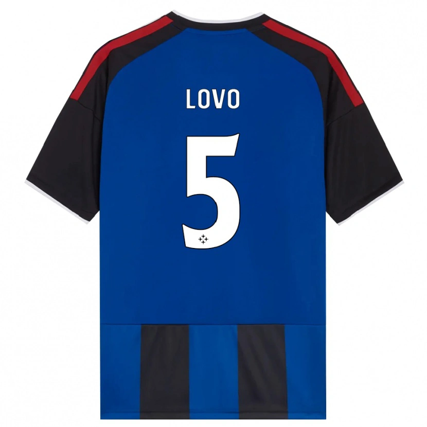 Danxen Hombre Camiseta Pietro Lovo #5 Negro Rojo Blanco Azul 1ª Equipación 2026/27 La Camisa
