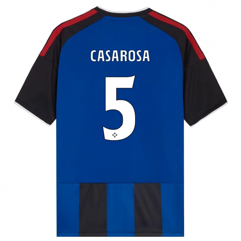 Danxen Hombre Camiseta Matias Casarosa #5 Negro Rojo Blanco Azul 1ª Equipación 2026/27 La Camisa