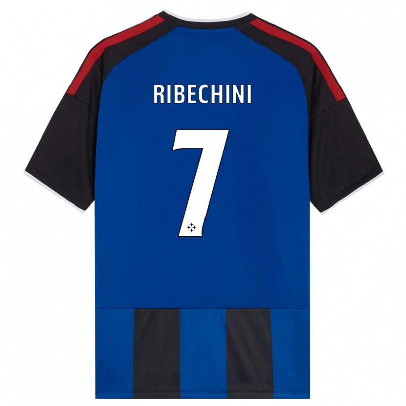 Danxen Hombre Camiseta Michele Ribechini #7 Negro Rojo Blanco Azul 1ª Equipación 2026/27 La Camisa