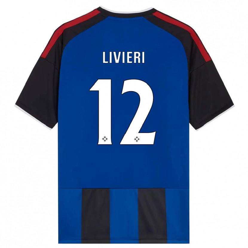 Danxen Hombre Camiseta Alessandro Livieri #12 Negro Rojo Blanco Azul 1ª Equipación 2026/27 La Camisa