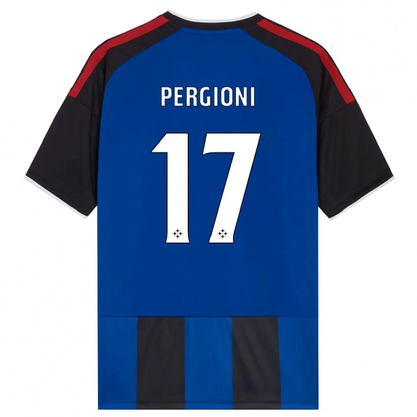 Danxen Hombre Camiseta Kevin Pergioni #17 Negro Rojo Blanco Azul 1ª Equipación 2026/27 La Camisa