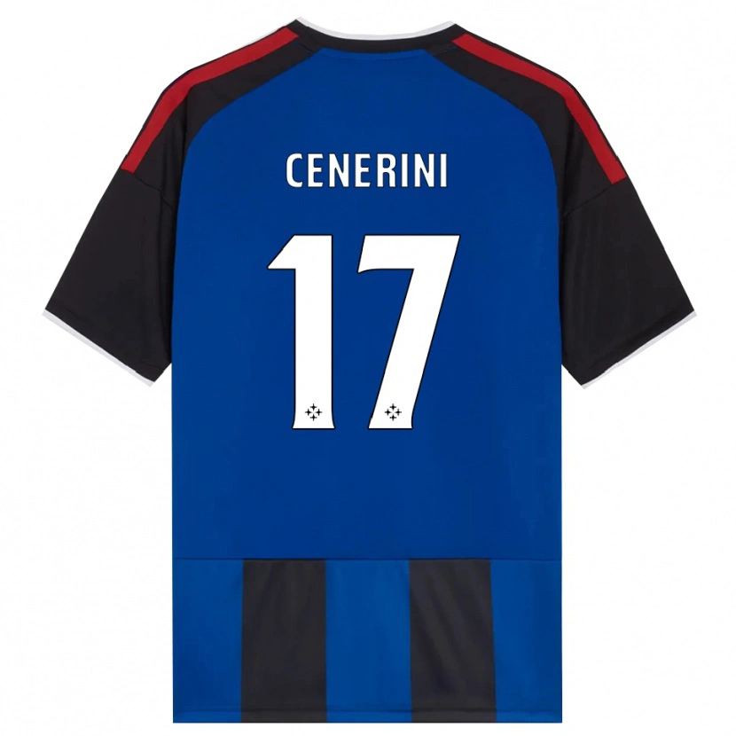 Danxen Hombre Camiseta Marco Cenerini #17 Negro Rojo Blanco Azul 1ª Equipación 2026/27 La Camisa