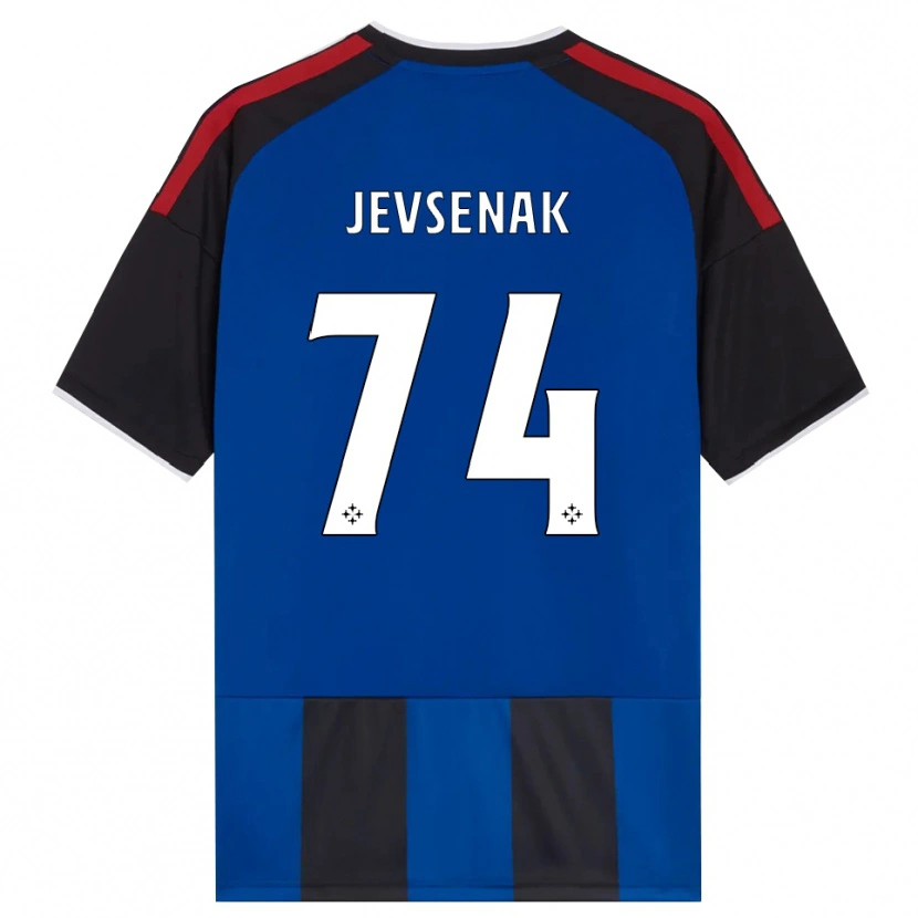 Danxen Hombre Camiseta Zan Jevsenak #74 Negro Rojo Blanco Azul 1ª Equipación 2026/27 La Camisa
