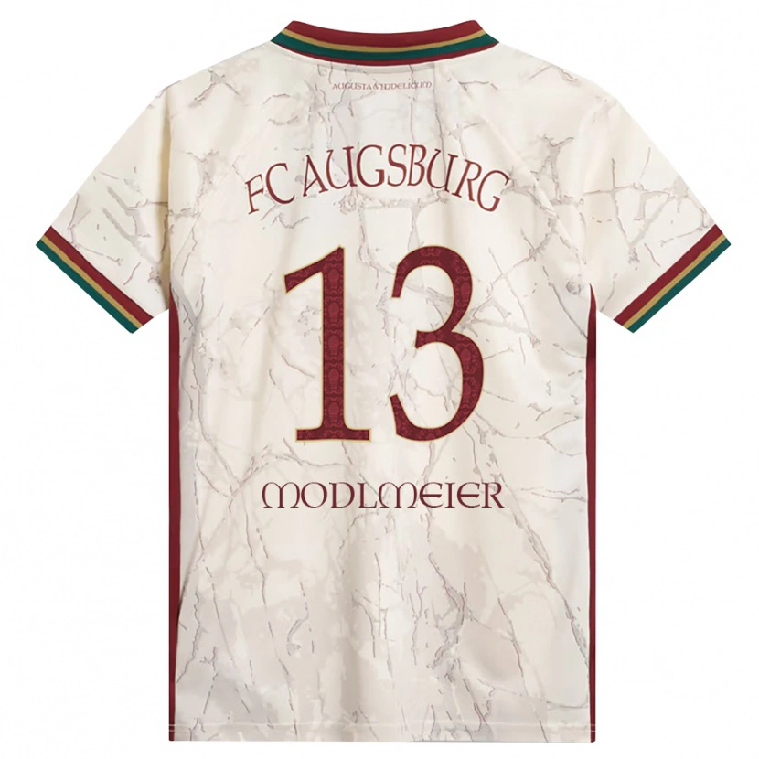 Danxen Hombre Camiseta Benedikt Modlmeier #13 Verde Arroz Blanco Burdeos 1ª Equipación 2026/27 La Camisa