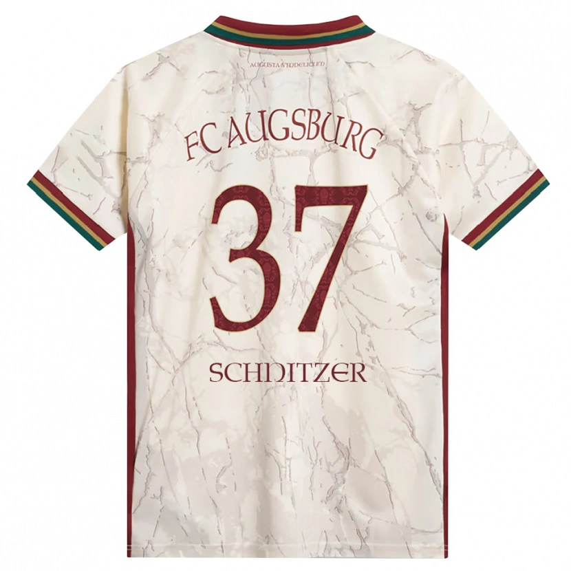 Danxen Hombre Camiseta Tim Schnitzer #37 Verde Arroz Blanco Burdeos 1ª Equipación 2026/27 La Camisa