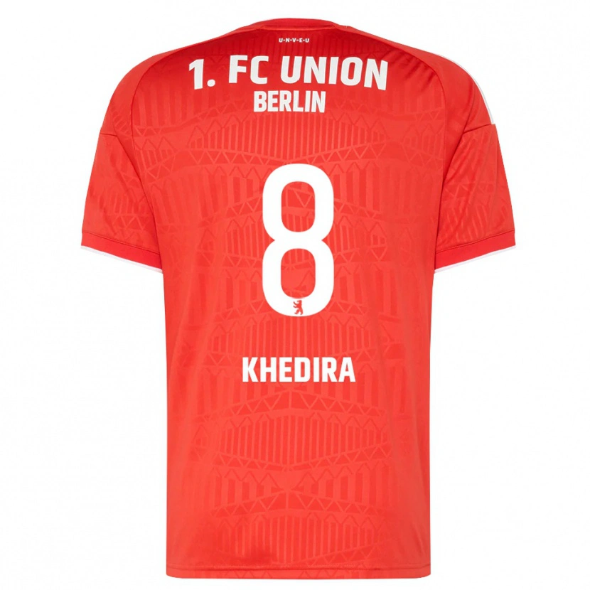 Danxen Hombre Camiseta Rani Khedira #8 Rojo Blanco 1ª Equipación 2026/27 La Camisa
