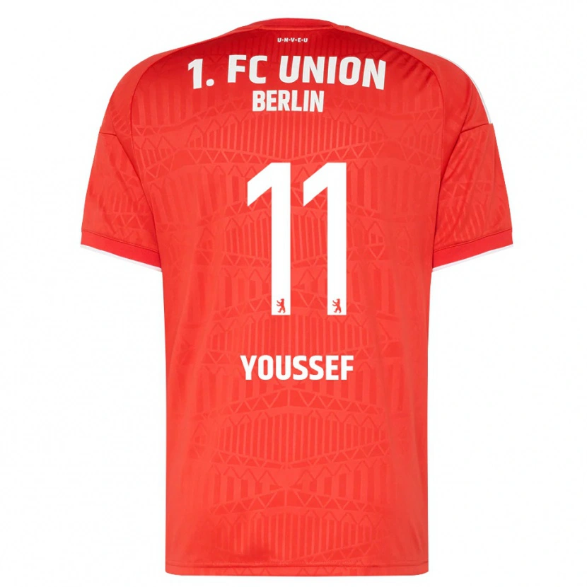 Danxen Hombre Camiseta Nour Youssef #11 Rojo Blanco 1ª Equipación 2026/27 La Camisa