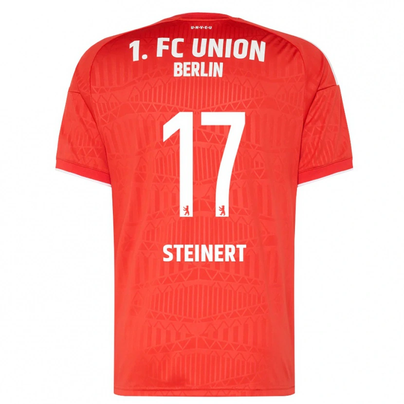 Danxen Hombre Camiseta Judith Steinert #17 Rojo Blanco 1ª Equipación 2026/27 La Camisa