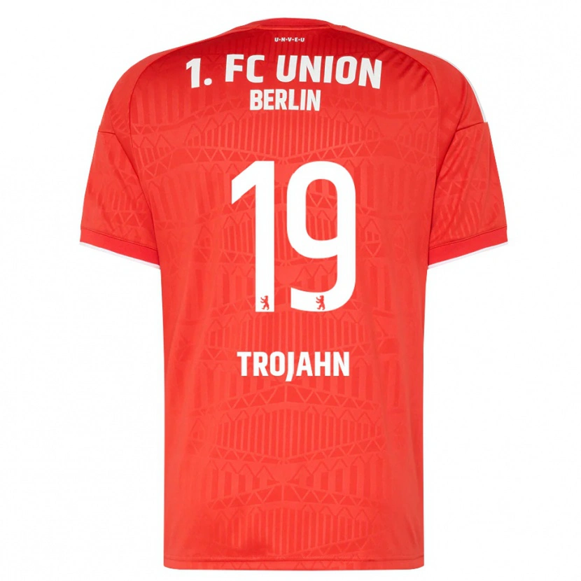 Danxen Hombre Camiseta Sophie Trojahn #19 Rojo Blanco 1ª Equipación 2026/27 La Camisa