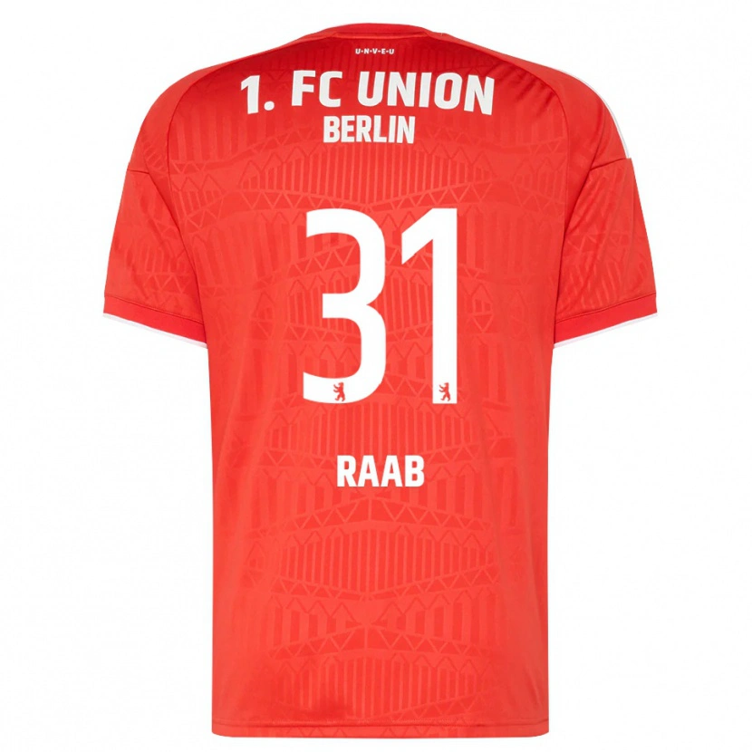 Danxen Hombre Camiseta Matheo Raab #31 Rojo Blanco 1ª Equipación 2026/27 La Camisa