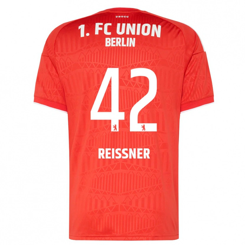 Danxen Hombre Camiseta Naika Reissner #42 Rojo Blanco 1ª Equipación 2026/27 La Camisa