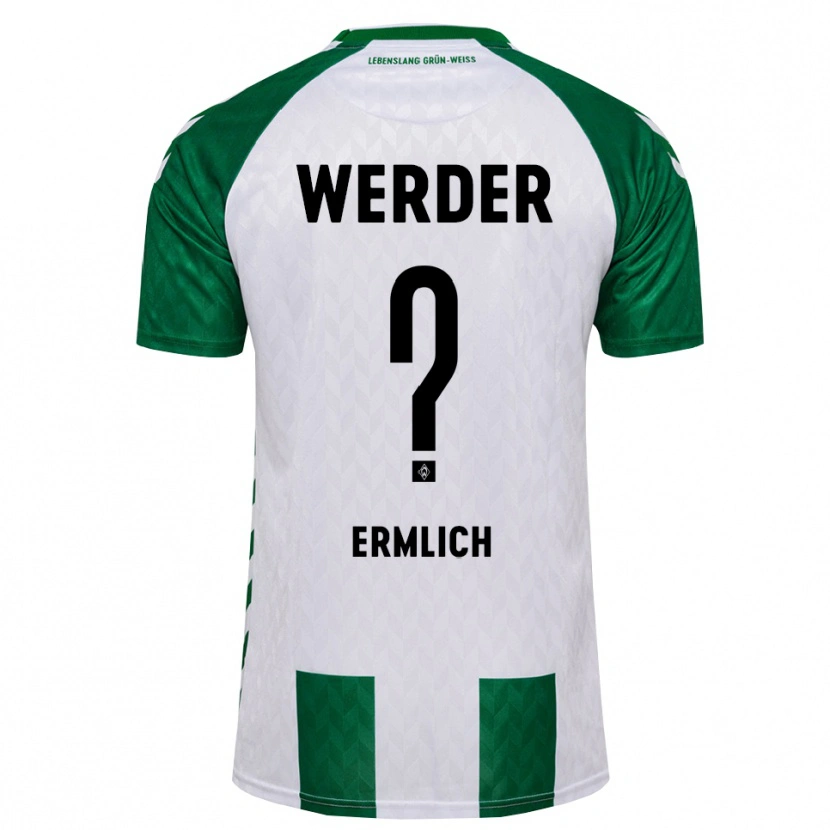 Danxen Hombre Camiseta Kjell Ermlich #0 Verde Blanco 1ª Equipación 2026/27 La Camisa