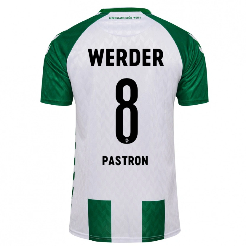Danxen Hombre Camiseta Tommy Pastron #8 Verde Blanco 1ª Equipación 2026/27 La Camisa