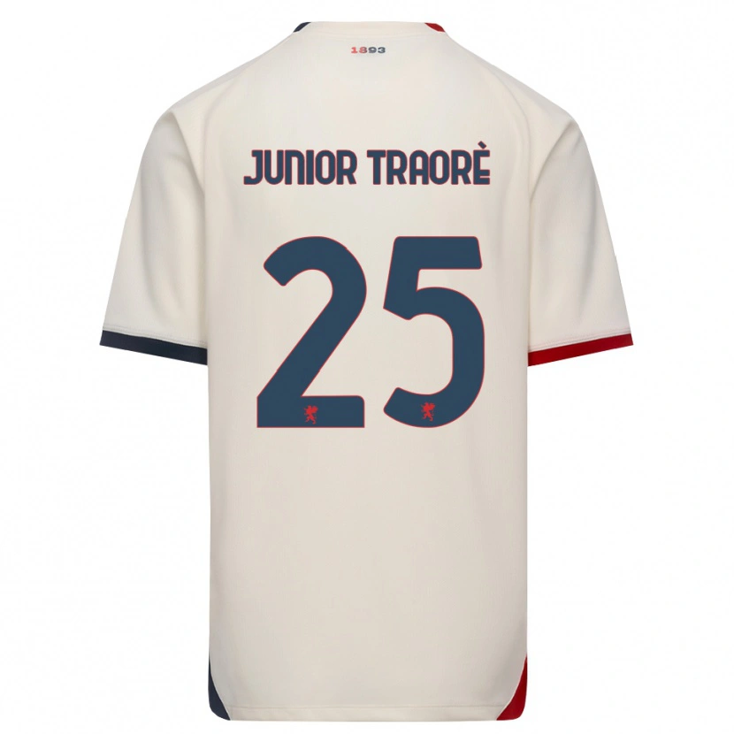 Danxen Hombre Camiseta Hamed Traoré #25 Blanco Roto Rojo 2ª Equipación 2026/27 La Camisa