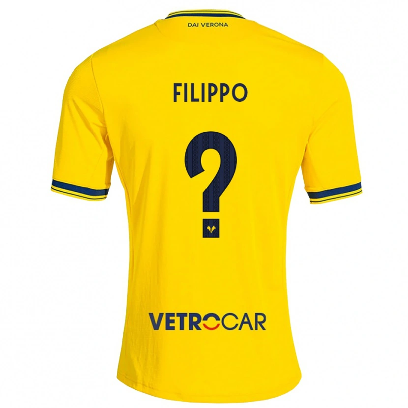 Danxen Hombre Camiseta Filippo Minucelli #0 Amarillo Rojo 2ª Equipación 2026/27 La Camisa