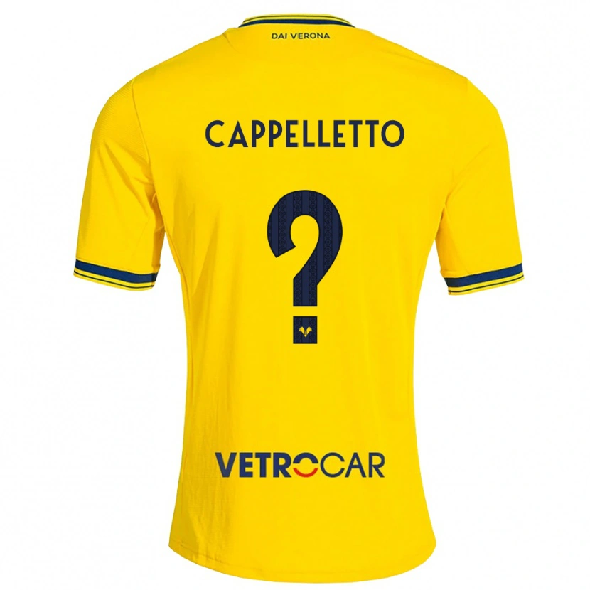 Danxen Hombre Camiseta Bryan Cappelletto #0 Amarillo Rojo 2ª Equipación 2026/27 La Camisa