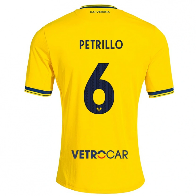 Danxen Hombre Camiseta Mary Clare Petrillo #6 Amarillo Rojo 2ª Equipación 2026/27 La Camisa