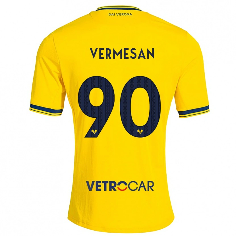 Danxen Hombre Camiseta Ioan Vermeșan #90 Amarillo Rojo 2ª Equipación 2026/27 La Camisa