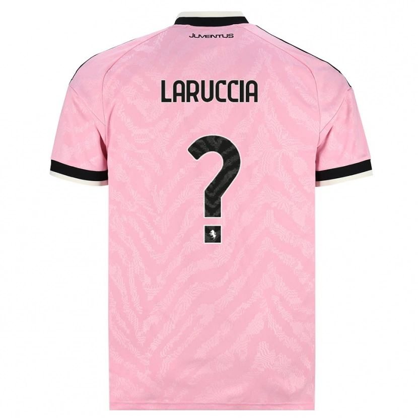 Danxen Hombre Camiseta Christian Laruccia #0 Rosa Negro 2ª Equipación 2026/27 La Camisa