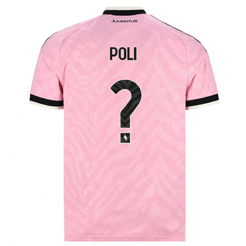 Danxen Hombre Camiseta Fabrizio Poli #0 Rosa Negro 2ª Equipación 2026/27 La Camisa