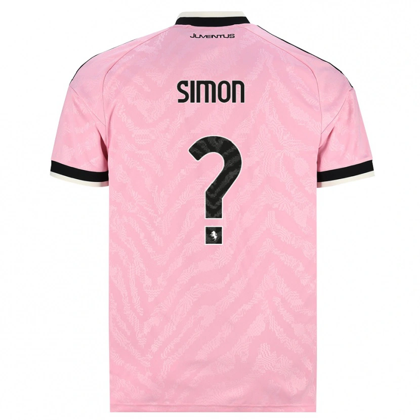 Danxen Hombre Camiseta Bénédicte Simon #0 Rosa Negro 2ª Equipación 2026/27 La Camisa