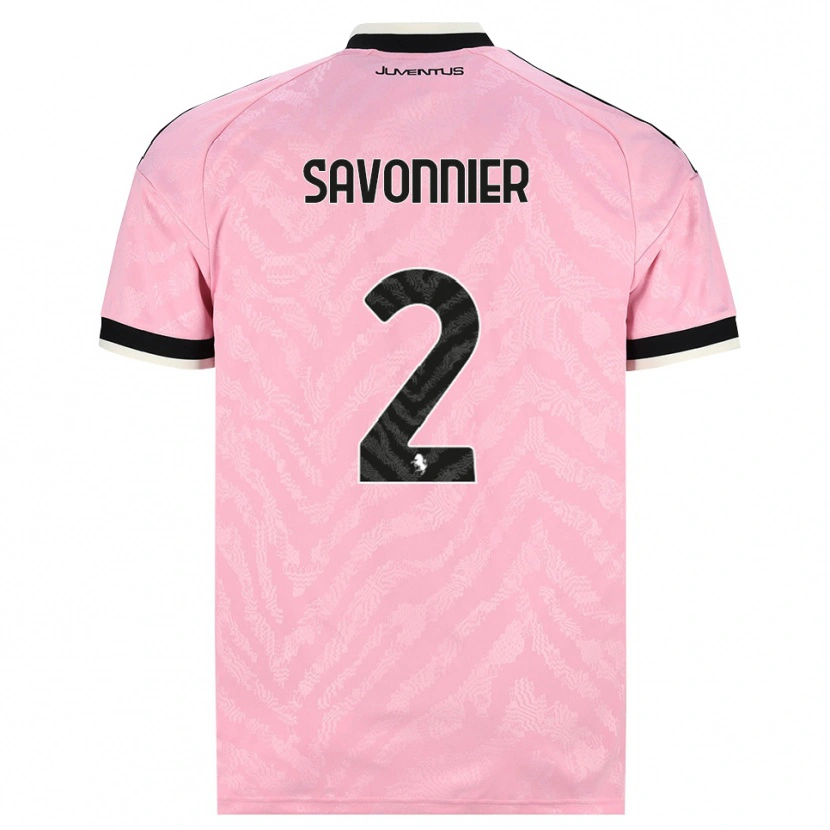 Danxen Hombre Camiseta Nelson Savonnier #2 Rosa Negro 2ª Equipación 2026/27 La Camisa