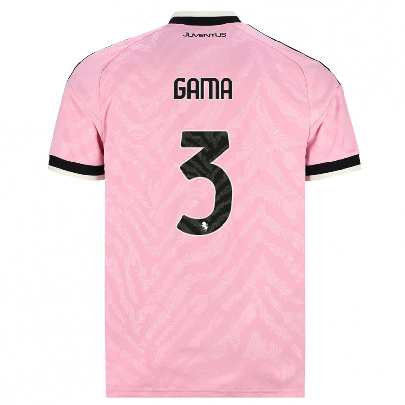 Danxen Hombre Camiseta Sara Gama #3 Rosa Negro 2ª Equipación 2026/27 La Camisa