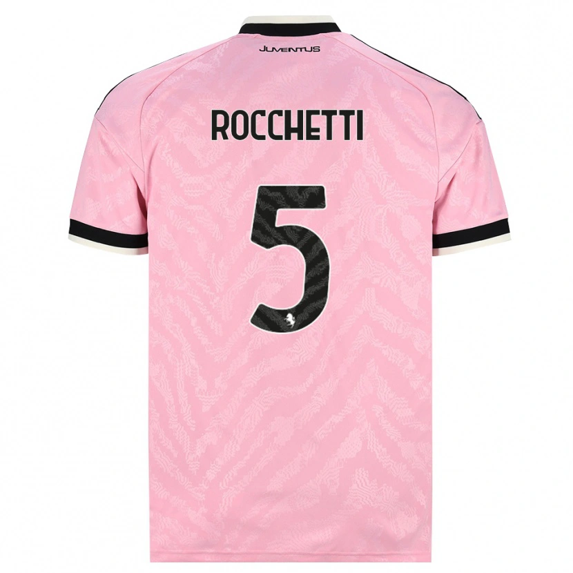 Danxen Hombre Camiseta Edoardo Rocchetti #5 Rosa Negro 2ª Equipación 2026/27 La Camisa