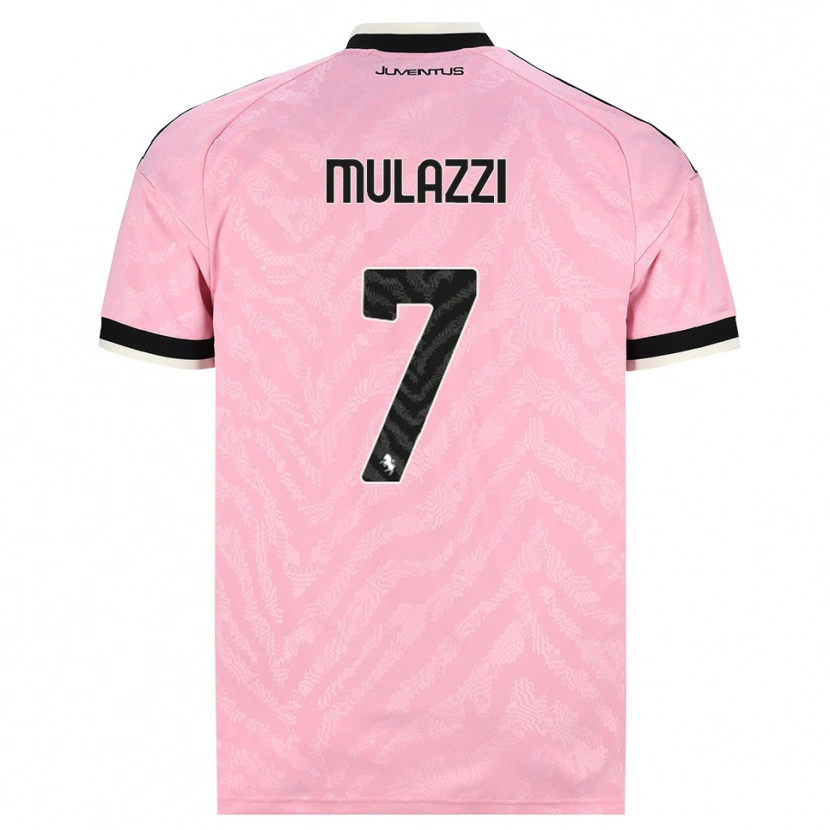 Danxen Hombre Camiseta Gabriele Mulazzi #7 Rosa Negro 2ª Equipación 2026/27 La Camisa