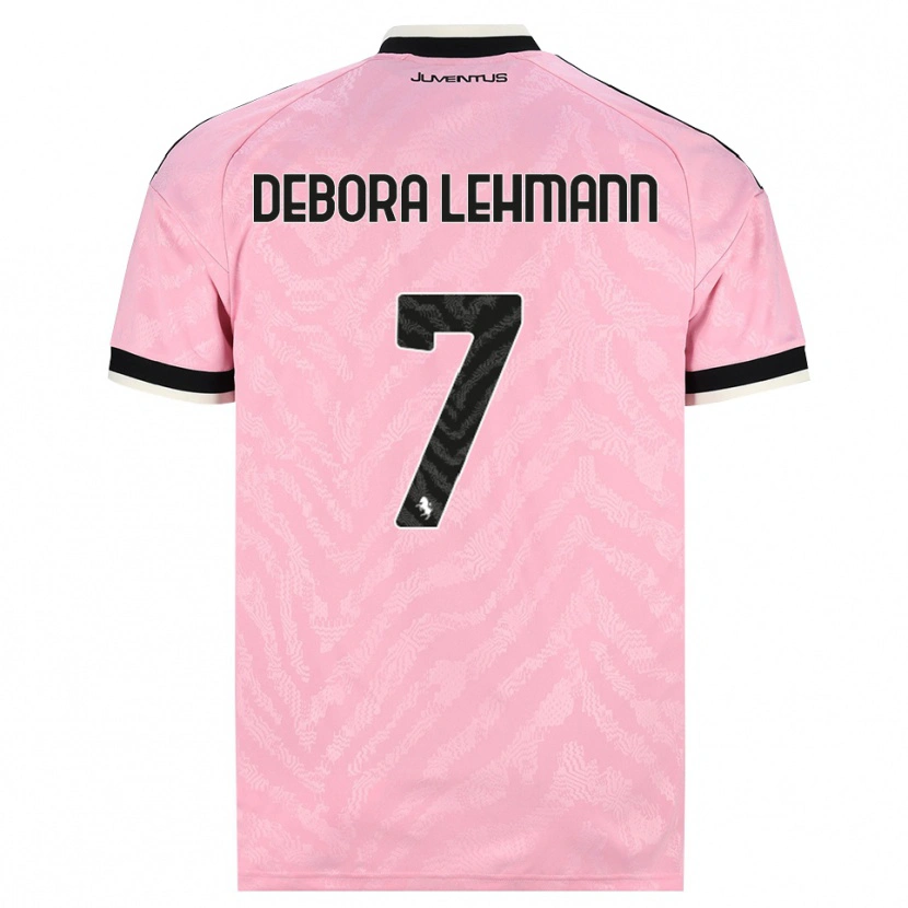 Danxen Hombre Camiseta Alisha Debora Lehmann #7 Rosa Negro 2ª Equipación 2026/27 La Camisa