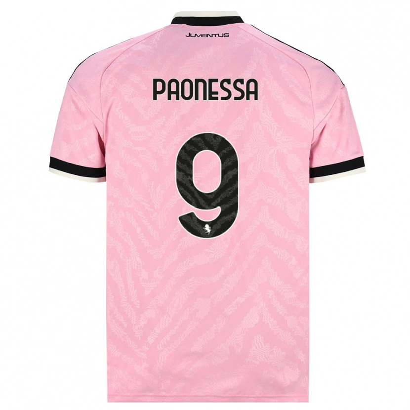 Danxen Hombre Camiseta Riccardo Paonessa #9 Rosa Negro 2ª Equipación 2026/27 La Camisa