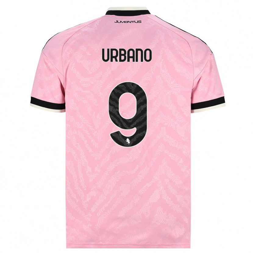 Danxen Hombre Camiseta Giacomo Urbano #9 Rosa Negro 2ª Equipación 2026/27 La Camisa