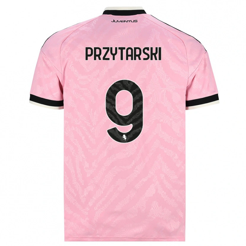 Danxen Hombre Camiseta Aleksander Przytarski #9 Rosa Negro 2ª Equipación 2026/27 La Camisa