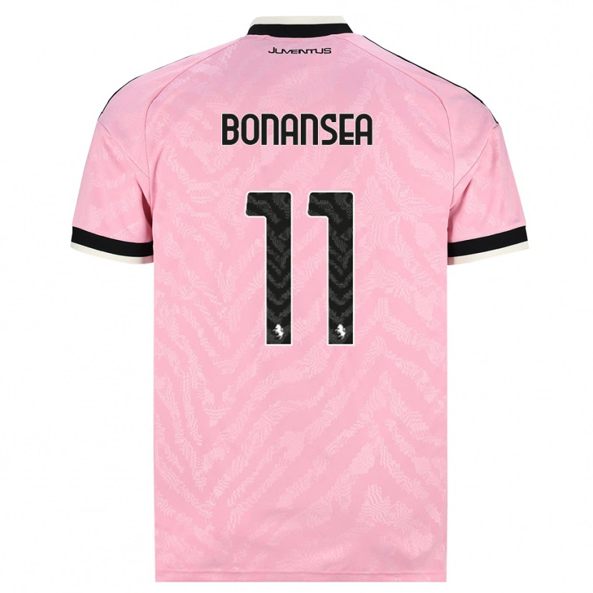 Danxen Hombre Camiseta Barbara Bonansea #11 Rosa Negro 2ª Equipación 2026/27 La Camisa