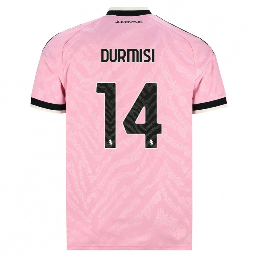 Danxen Hombre Camiseta Arman Durmiši #14 Rosa Negro 2ª Equipación 2026/27 La Camisa