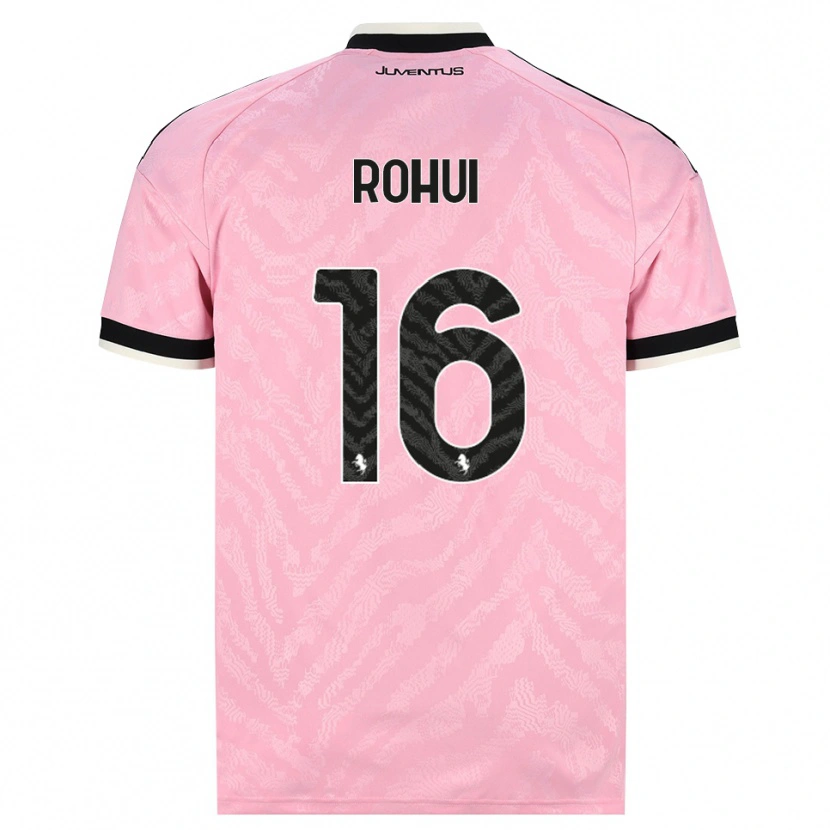 Danxen Hombre Camiseta Jonas Rohui #16 Rosa Negro 2ª Equipación 2026/27 La Camisa