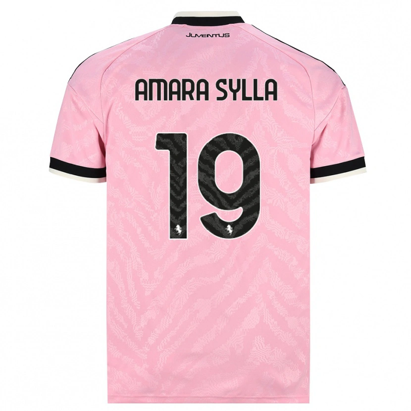 Danxen Hombre Camiseta Idris Amara Sylla #19 Rosa Negro 2ª Equipación 2026/27 La Camisa