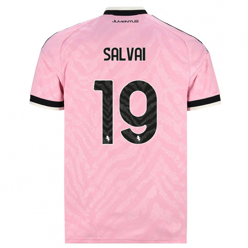 Danxen Hombre Camiseta Pietro Salvai #19 Rosa Negro 2ª Equipación 2026/27 La Camisa
