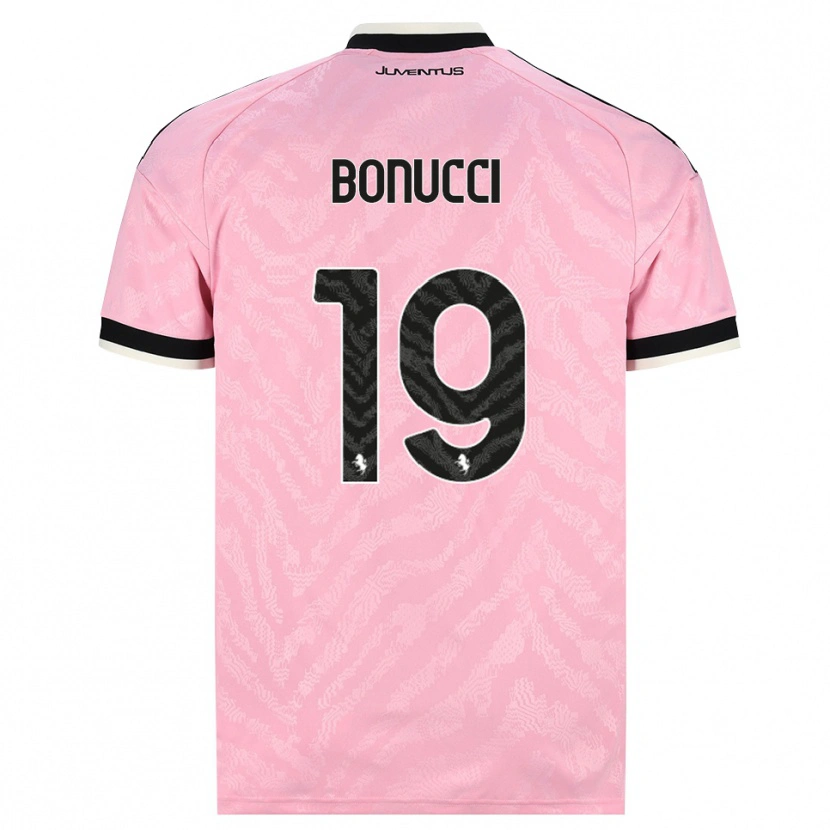 Danxen Hombre Camiseta Leonardo Bonucci #19 Rosa Negro 2ª Equipación 2026/27 La Camisa