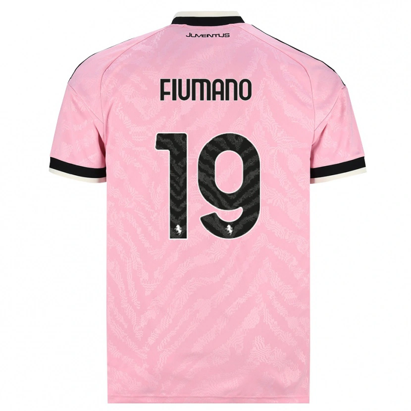 Danxen Hombre Camiseta Filippo Fiumano #19 Rosa Negro 2ª Equipación 2026/27 La Camisa