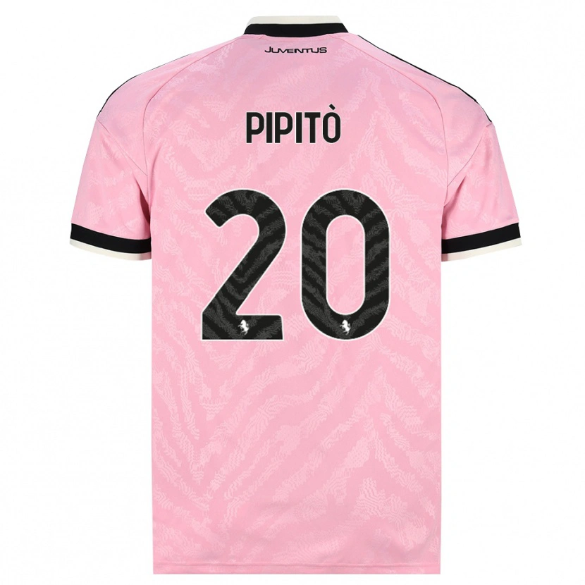 Danxen Hombre Camiseta Giuseppe Pipitò #20 Rosa Negro 2ª Equipación 2026/27 La Camisa