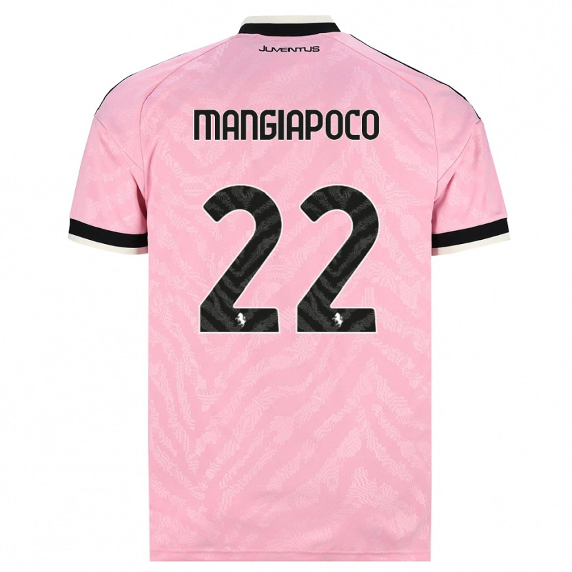 Danxen Hombre Camiseta Stefano Mangiapoco #22 Rosa Negro 2ª Equipación 2026/27 La Camisa