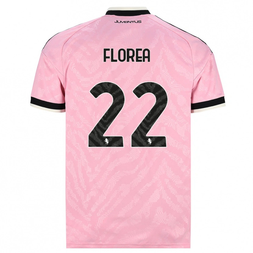 Danxen Hombre Camiseta Andrei Florea #22 Rosa Negro 2ª Equipación 2026/27 La Camisa